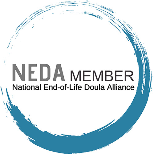 NEDA Member National End-of-Life Doula Alliance membership badge